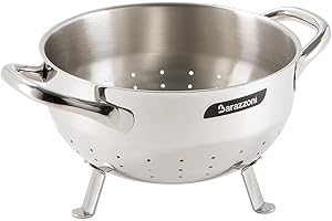 Barazzoni Chef Line Colapasta ø cm 22, Acciaio inox 18/10, Made in Italy, PFAS free