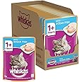 Whiskas Adult (+1 Year) Wet Cat Food, Ocean Fish Flavor, 70 g, Pack of 14 | Complete & Balanced Food for Adult Cats | Pet Food for Hydration of Cats