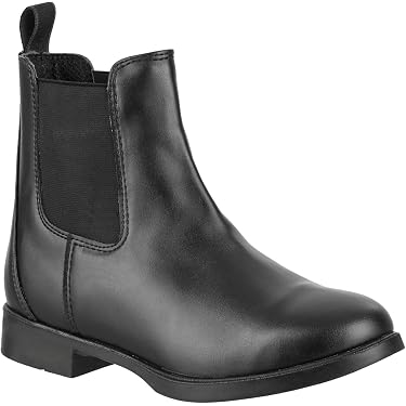 HKM Bottes Jodhpur En Caoutchouc Pour Homme - Bottines Imperméables Avec Élastique (Taille Large/Confort)