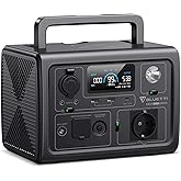 BLUETTI EB3A Generador Solar Portátil, Respaldo de Batería LiFePO4 de 268Wh, Salidas de AC de 600W (Pico de 1200W), Carga 80%