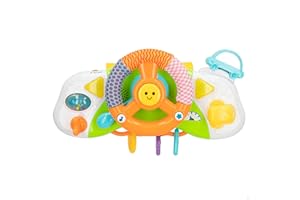 winfun 40300 Volante para carrito de bebé, Simulador Coche, Multicolor, Pack de 1