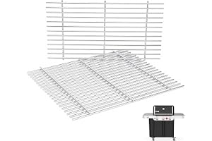 GFTIME 47,9 cm grillgaller 304 rostfritt stål för Weber Genesis II 300 & II LX 300 (från 2017) E/S 310 315 325 330 335 345, 7