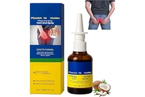 AINXTOLM Hemo/rrhoid Relief Spray, Natural Her/bal Hemo/rrhoids Treatment Spray, Fast Acting Pil/es Treatment Extra Strength, Moisturizing Peria/nal Relief for Haemo/rrhoids, Soothes Itching & Discomfort(30ml)