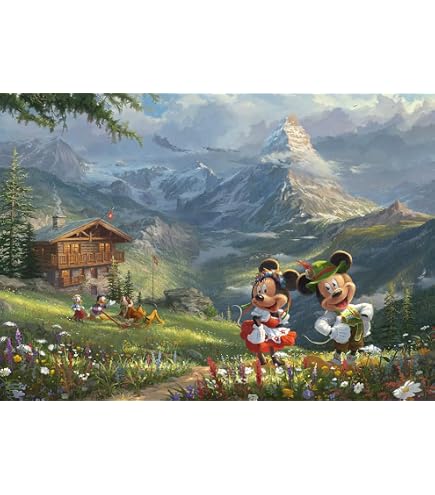 Schmidt Spiele 58558 Mark Frederickson Black Labrador Dog Love in the Snow 1000-Piece Jigsaw Puzzle Multi-Coloured