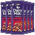 Cadbury Dairy Milk Fruit And Nut Chocolate Bars, 75 Gm (Pack Of 6)