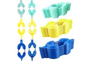 FERCAISH 30 Pcs Disposable Dental Fluoride Trays, 3 sizes Fluorinated Foam Dental Tray- Dental Fluoride Trays Dual Arch Tray Alginate Impression Material(S/M/L)