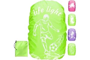 YOUYIKE Funda Lluvia Mochila, 30-40L Funda Impermeable Mochila, Protector Mochila con Reflectante, Funda Lluvia para Mochilas Escolares niño para Senderismo Camping en Bicicleta