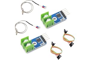 2 st. MAX6675 temperaturgivare, K typ termokoppartemperatursensor