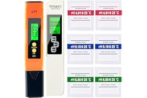 NETONDA PH Messgerät TDS EC PH Temperatur 4 in 1 Set Digital Wasserqualität Tester mit Hoher Genauigkeit - Pooltester Wassertester Leitwertmessgerät Digital TDS Messgerät für Trinkwasser, Schwimmbad, Aquarium