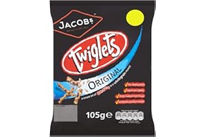 Jacob's Twiglets Sharing Bag - 105 g - Lot de 8