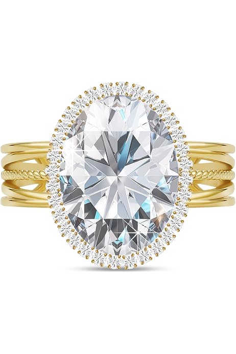 925 Sterling Silber Ring Damen | Verstellbarer Verlobungsring Mit Zirkonia | Eternity Promise Ring