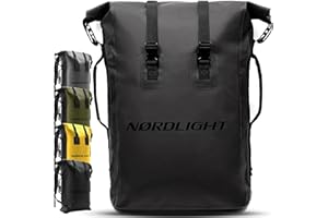 Nordlight Wodoodporny plecak Dry Bag Rolltop - plecak z wyściełanym paskiem do noszenia, wodoodporna torba do sportów,