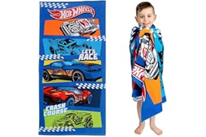 MGKEOUF Cars Beach Towel Kids Swim Bath Poncho Swimming Wrap Children's Bath Towels for Boys Girls TV Show Gift 60 x 120 cm
