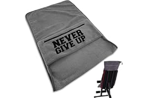 EIH1 1 Pcs Asciugamano Microfibra, Unisex Asciugamano Palestra, Con Borsa Chiusura Lampo, Grigio