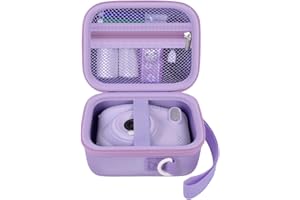 Sofortkamera Kinder Tasche Kompatibel mit GREENKINDER Kinderkamera, Digitalkamera Fall für Esoxofore/ für Gofunly/ für LETSHAHA/ für JPVERLY/ für Hangrui, Lagerung für Druckerpapier- Nur Box - Lila