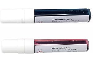 Emil Otto EOSOL Anreissfarben-Dispenser-Duo I/ 1 Dispenser Anreissfarbe blau mit 30 ml Inhalt und 1 Dispernser Anreissfarbe rot mit 30 ml Inhalt