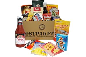 OLShop AG Ostpaket Ostalgische Mahlzeit mit 16 typischen Produkten der DDR, Spezialitäten Spezialitätenpaket Geschenkset Ostprodukte Geschenkidee DDR-Paket