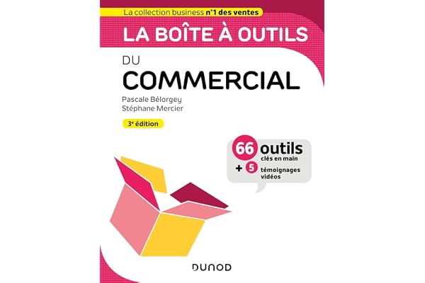 La boîte à outils du Commercial - 3e éd. - Prix DCF du Livre - 2013