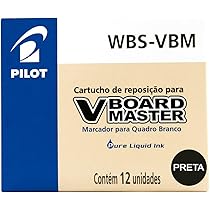Pincel rotulador Pilot V-b Master para pizarra blanca negro con