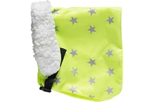 Panduro Hobby Horse Outfit Set - Gelbe Reflexdecke mit Kragen für Steckenpferde – Gelb 40x20 cm