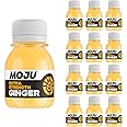 MOJU Extra Strength Ginger Shot Bottles (12 x 60ml) Immune Support, Natural Ingredients, No Added Sugars or Sweeteners, Vegan, Ginger Shots, Your Natural Daily Wake Up