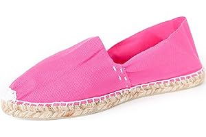 Sommerlatschen Espadrilles, Handmade, Pink, Unisex, SL1230