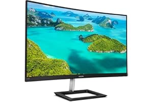 Philips 328E1CA - 32 inch Curved 4K Monitor, 60Hz, 4ms, VA, Speakers, Flicker Free, Adaptive Sync (3840 x 2160 @ 60 Hz, 250 cd/m², 4 ms, HDMI2.0 / DP1.2)