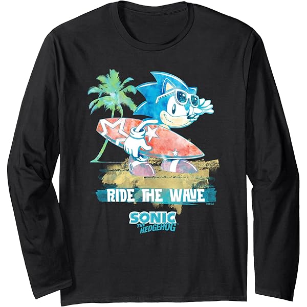 Sonic The Hedgehog Shadow Langarmshirt - Offizieller SEGA Merchandise