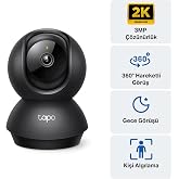 Tapo TP-Link C211 2K 3MP Yatay ve Dikey Ev G&uuml;venliği Wi-Fi Kamerası