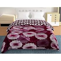 ALCITIC HOME Beautiful Velvet/fleno Bedsheet for Double Bed for ...
