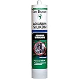 Den Braven CSS33A105001 AQUARIUM SILIKON 300ml TRANSPARENT, süß-und meerwasserbeständig, hohe Elastizität, Aquariensilikon Ma