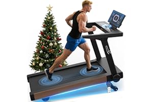 ‎COWMEW Cowmew Laufband für Zuhause, 7PS Laufband klappbares mit 1-20 km/h, 15% Steigung, Belastung 180Kg, App-kompatibles, Pulssensor, Drehbares LED-Anzeige, Tablethalterung für Zuhause und Büro