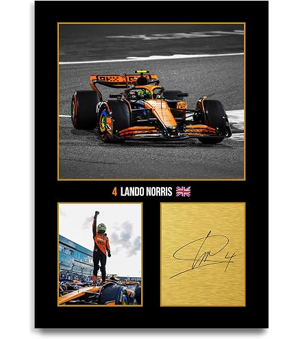Calendrier F1 2026 Encadré Noir A4 - Programme Courses Avec Cartes Circuits - Cadre Bois - Idée Cadeau Fan De Formule 1