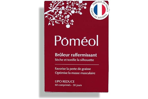 Brûleur de graisse puissant et raffermissant ǀ Complément Alimentaire Perte de Poids ǀ Made in France ǀ Optimise la masse musculaire ǀForskoline,Ascophyllum,Piment, Vitamine B6,Chromeǀ30 joursǀPOMÉOL