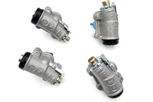 AtticZone Front Brake Wheel Cylinders Left&Right All Four Compatible with Honda TRX350 Fourtrax Rancher 350 2000-2003, TRX300 Fourtrax 300 4x4 1990-2000 1988