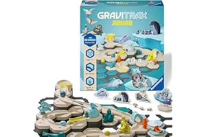 Ravensburger GraviTrax Junior Starter-Set L Ice 27060 - Murmelbahn überwiegend aus nachwachsenden Rohstoffen mit Themenwelten, Lern- und Konstruktionsspielzeug für Jungs und Mädchen ab 3 Jahren
