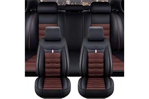 XENITE Autositzbezüge für Suzuki Forenza Kizashi Reno Verona Grand Vitara 2000-2023, Car Seat Cover Auto Schonbezüge Auto Sitzbezug Wasserdicht Sitzschoner Auto Zubehör,Black-Coffee