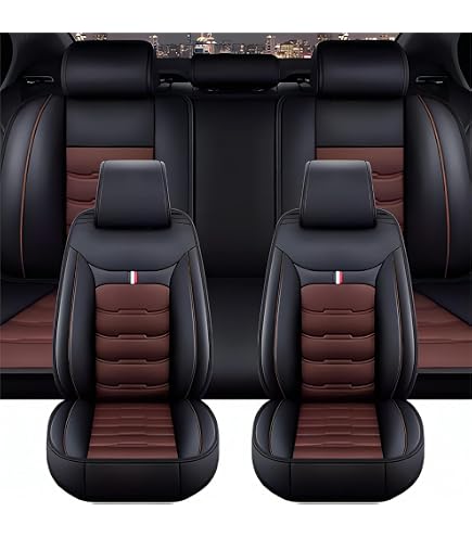 Housses Siège Auto Dacia Duster III 2024 - Cuir PU 5 Places | Compatible Airbags | Protection Hiver/été