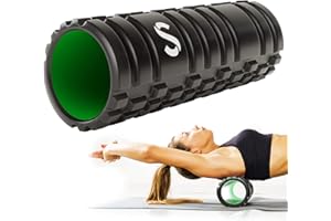 SUPPORTIBACK 𝗨𝗟𝗧𝗥𝗔-𝗧𝗔𝗥𝗚𝗘𝗧𝗜𝗡𝗚 Foam Roller - 5X More Precise with Patented Physio-Density Matrix - 3X Safer with Shock Absorption - Athlete Approved