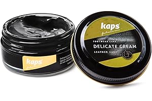 Kaps Crema per la Cura delle Scarpe, Cura Intensiva e Nutrimento per Pelle, Delicate, 70 Colori