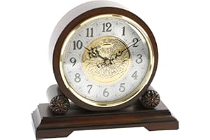 WATCHING CLOCKS Traditional Walnut Chiming Westminster Mantel Clock