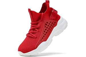 FUSHITON Bambini Scarpe Sportive Ragazzi Ragazze Scarpe da Corsa Scarpe da Passeggiata Moda Comodo Sneaker Casual
