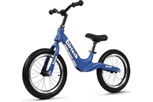 Hello-5ive 14" Kinder-Laufrad für Jungen und Mädchen von 3, 4, 5, 6 Jahren, Luftreifen mit Magnesiumlegierungsrahmen, leichtes, pedaloses Trainingsfahrrad für Kleinkinder
