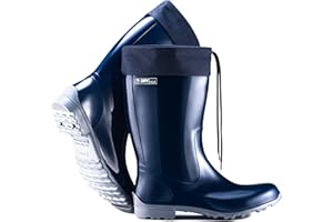 Fjordvik Himmelsken Gummistiefel - leicht zu reinigen | Perfekt für Garten | Spaziergänge | Gassigehen | Größen 36-43