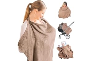 thumbnail image 2 of Aazon.co : Nursing Cover For Baby Breastfeeding With Rigid Hoop 2 of 14