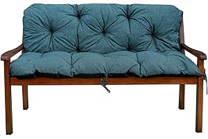 GARDEN FACTORY Gartenbankauflage Bankauflage Bankkissen Sitzkissen Polsterauflage V2 (135x60x50, Türkis)