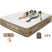 Matelas gonflable de 16 po de hauteur avec pompe intégrée