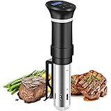 Sous Vide Roner Cocina Baja Temperatura, 1000W, Pantalla LCD táctil, Temporizador, Cocinero Circulador, Máquina de Cocción al