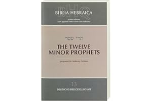 Biblia Hebraica Quinta (BHQ). Band 13: The Twelve Minor Prophets (Biblia Hebraica Quinta (BHQ). Gesamtwerk zur Fortsetzung, Band 5)