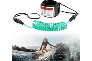 Minfuerang Guinzaglio SUP,Lacci di Sicurezza da Surf,Leash Regolabili per Adulti e Bambini,Accessori per Tavole da Surf per Sport Acquatici